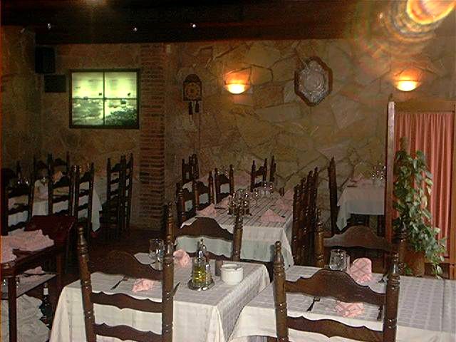 Interior del Meson Gallego